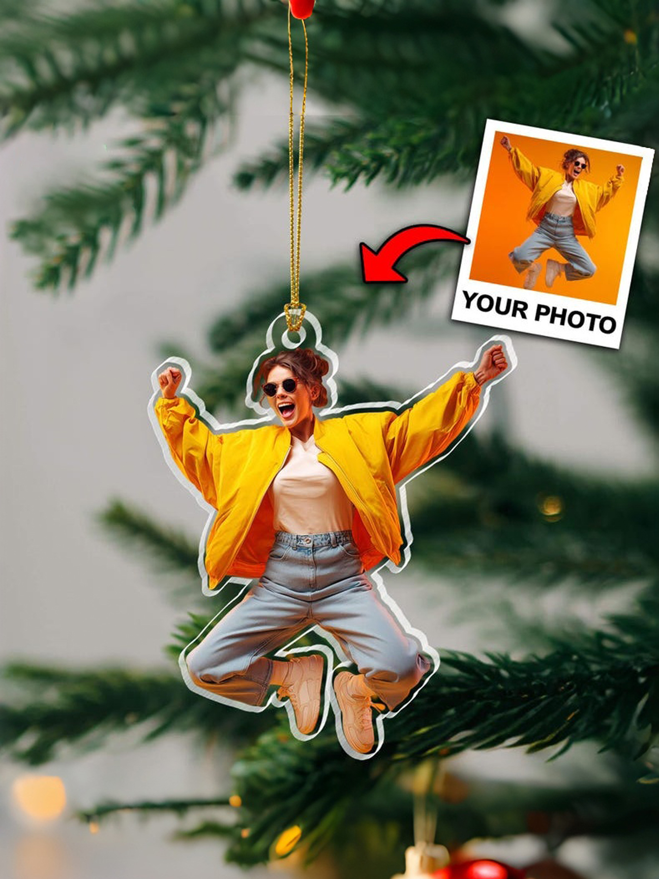 Acrylic Photo Ornaments Fun Christmas Gifts